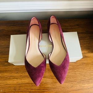 Marc Fisher Suede D’Orsay Pointed Toe Flats
